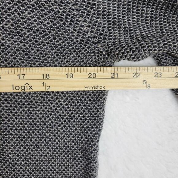 NWT Mens Black Crew Neck Knit Sweater- Sz L Cashmere Wool Blend Layering - Picture 4 of 9